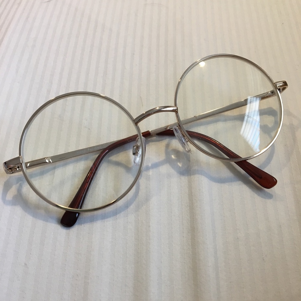 Round Lens Fake Glasses